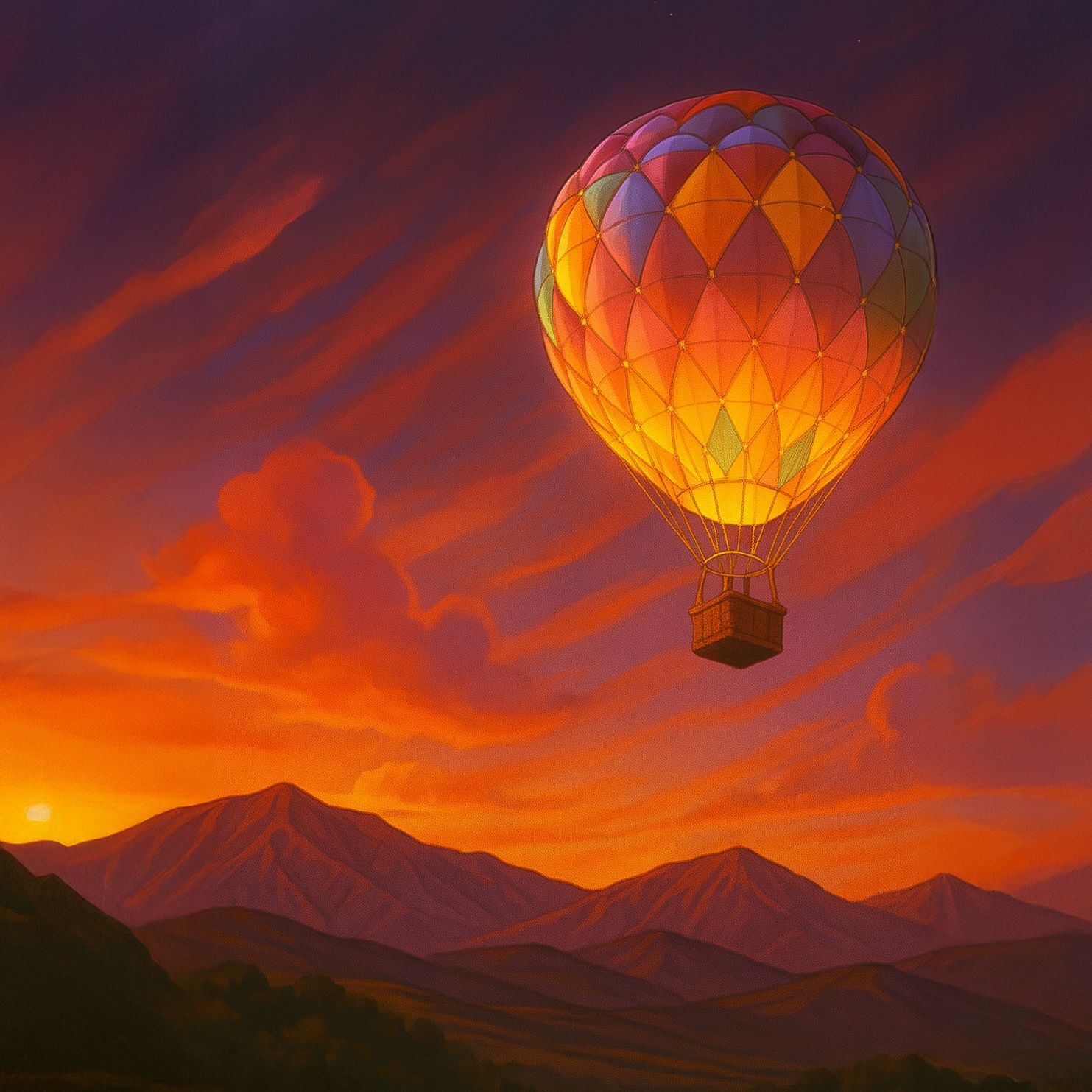 hot air balloon